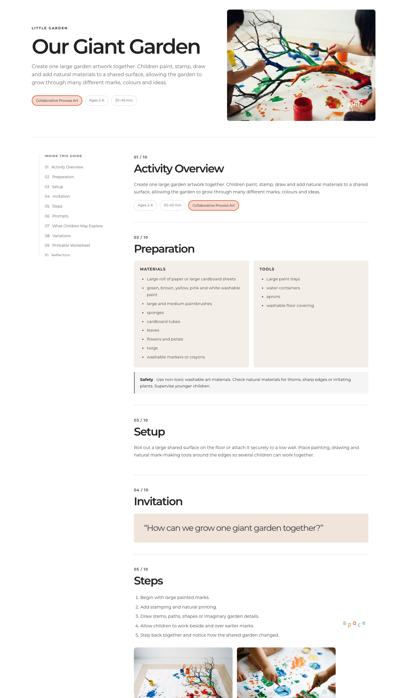 Art Play Library website preview 1