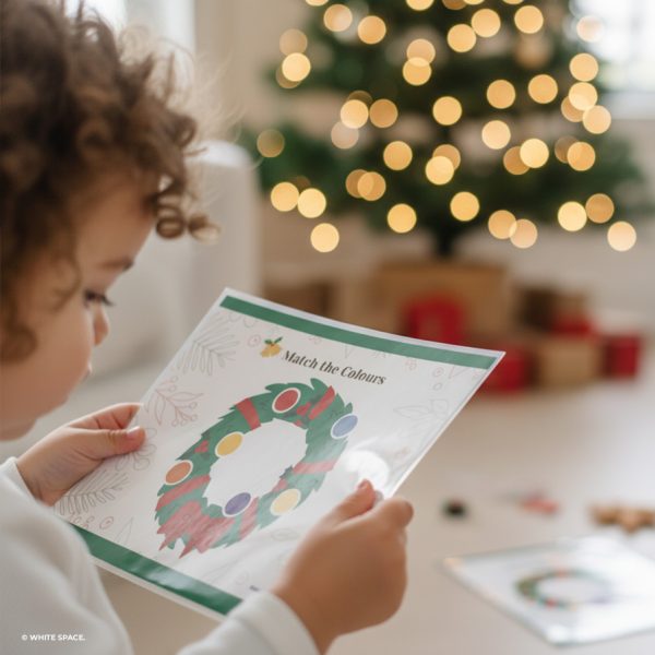 Christmas Busy Book Printable PDF, Activities Book, Preschool Leaning, Quiet Book, Digital Download