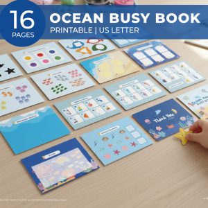 Busy Book - Ocean Adventure - Printable PDF - Digital Download