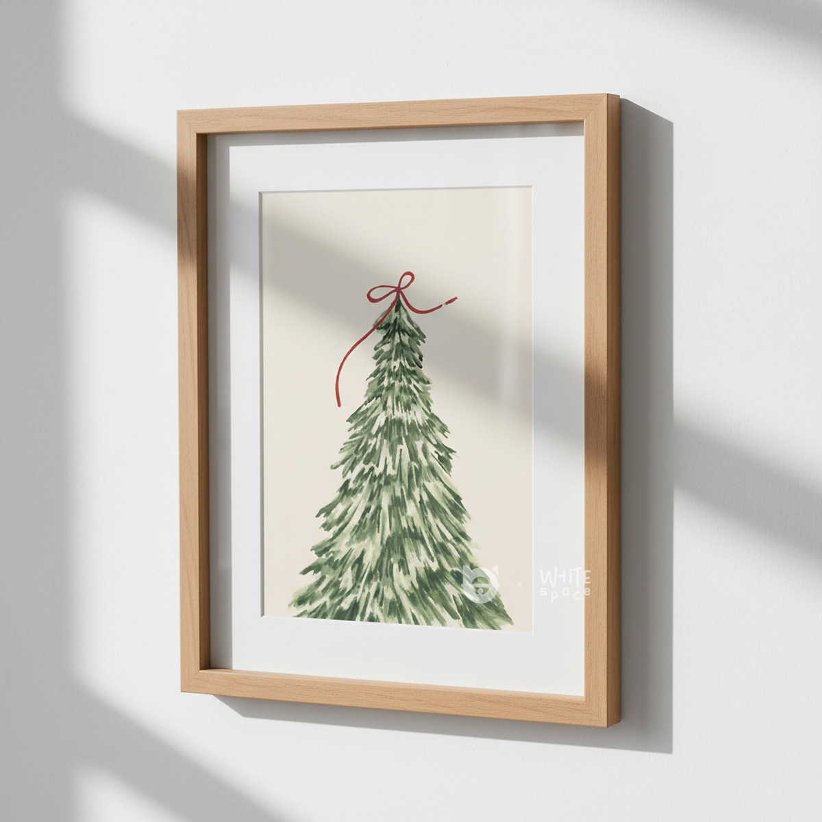 Minimalist Christmas wall art set of 3 digital download, printable